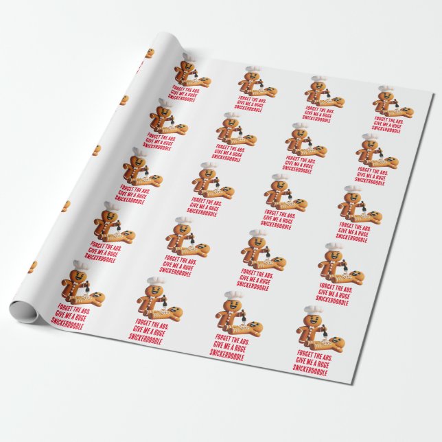 God jul: Gingertea Huge Snickerdoodle Presentpapper (Utrullad)