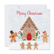 God jul Gingerwab House with Family