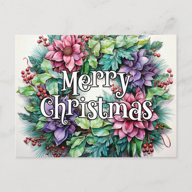 God jul Glad helg, Alla Vykort (Framsida)