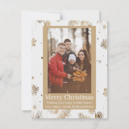 God jul Glad helg Anpassningsbar Photo Julkort