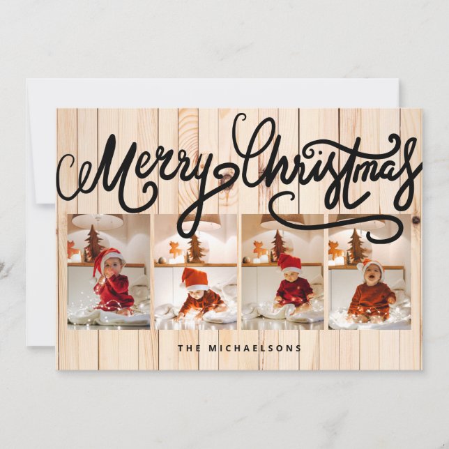 GOD JUL Glad helg Lägg till foton (Framsida)