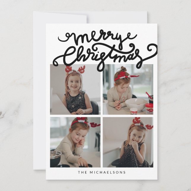 GOD JUL Glad helg Lägg till foton (Framsida)