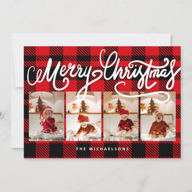 GOD JUL Glad helg Lägg till foton (Framsida)