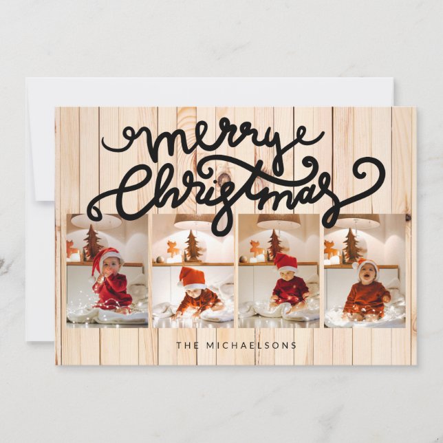 GOD JUL Glad helg Lägg till foton (Framsida)