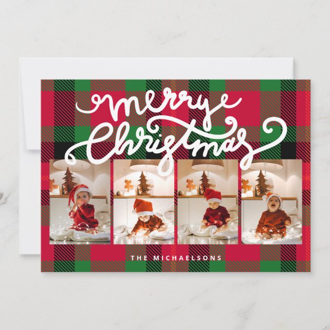 GOD JUL Glad helg Lägg till foton (Framsida)