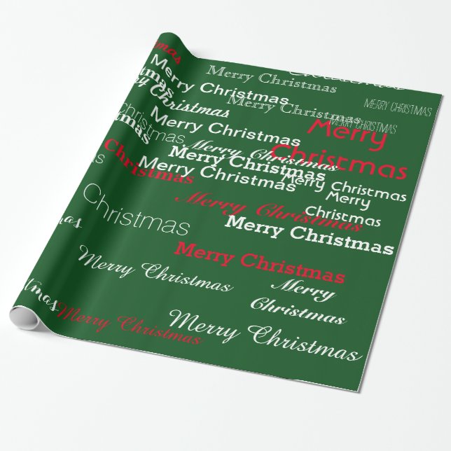 GOD JUL / GLAD HELG PRESENTPAPPER (Utrullad)