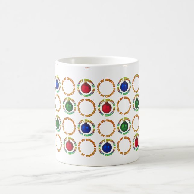 God jul Glad helg Vår första jul Kaffemugg (Center)