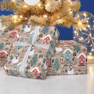 God jul, Glad helg vinterjul Presentpapper