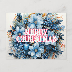 God Jul GLAD HELG Vykort
