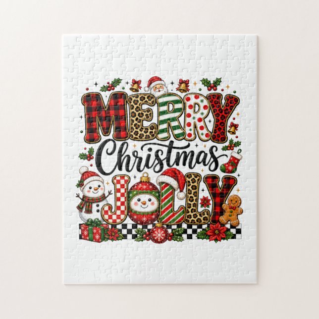 God Jul Glad Pussel (Vertikal)