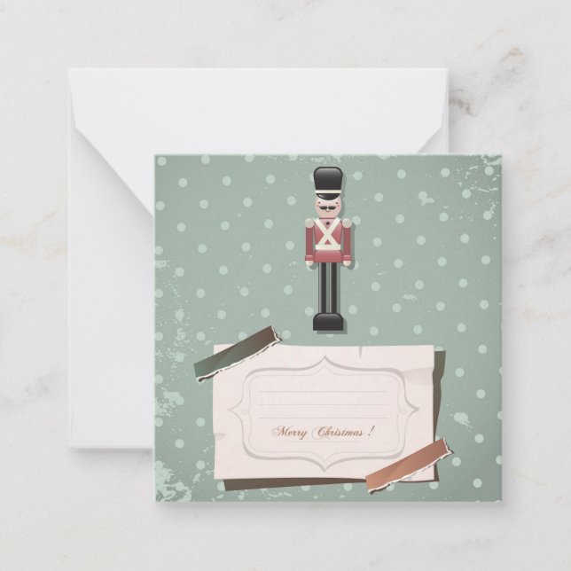 God jul/Glada högtider Anteckningskort (Framsida)