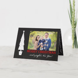 God jul / Glatt nyår 4 foto Helgkort