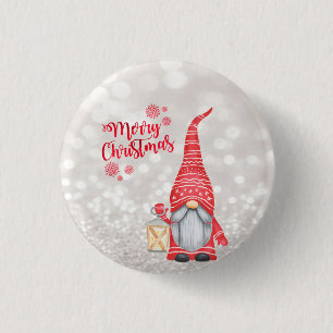 God jul,Glitter Bokeh,Cute Gnome Knapp