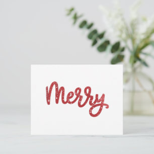 God Jul Glitter Högtid Helg Vykort