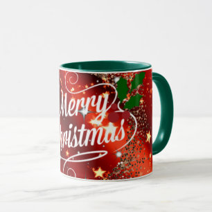 God jul glitter och gnistra mugg