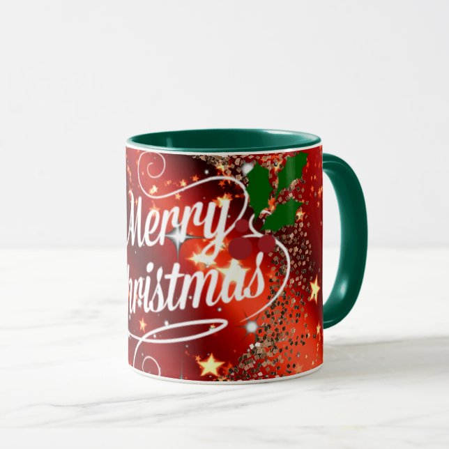 God jul glitter och gnistra mugg (Framsida höger)