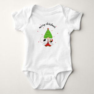 God jul Gnome Baby Bodykostdräkt T Shirt