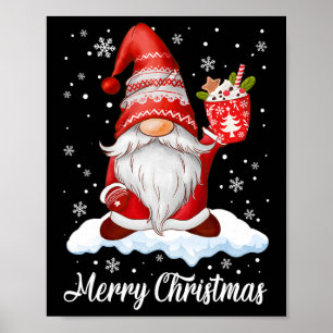 God jul Gnome Coffee Family Matching Poster