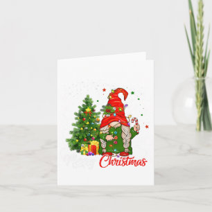 God jul Gnome-familjens jul S för kvinnor Kort