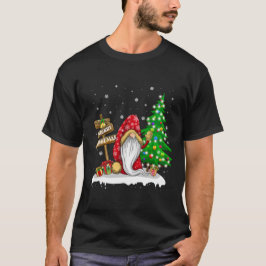 God jul Gnome-familjens jul T Shirt