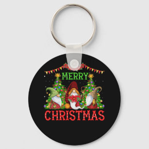 god jul Gnome Family Julafton Nyckelring
