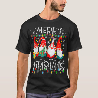 God jul Gnome Funny Family Julafton Kids Adul T Shirt
