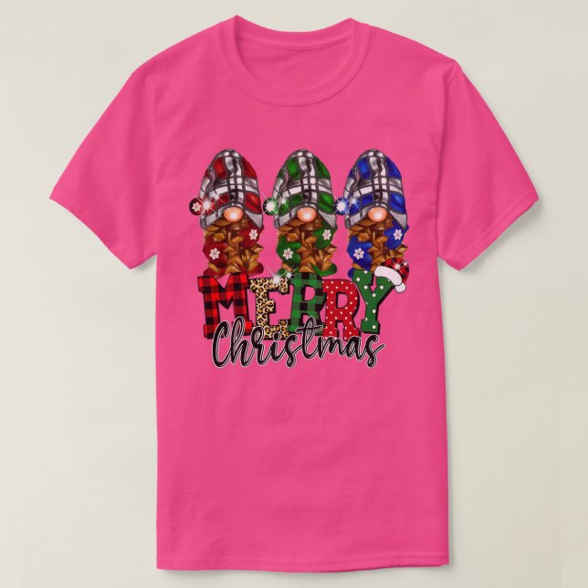 God jul Gnome Funny Family Julafton Kids Adul T Shirt (Design framsida)