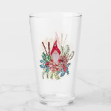 God jul Gnome Glass
