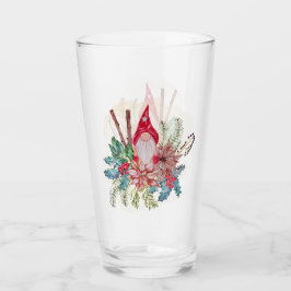 God jul Gnome Glass Glaskopp