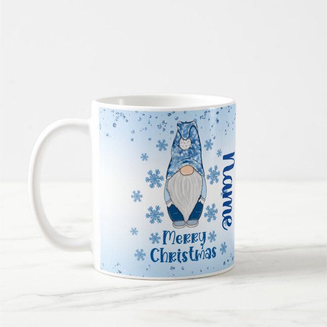 God jul Gnome Helgdag Coffee Tea Mugg (Vänster)
