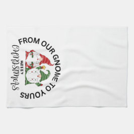 God jul Gnome Kitchen Tea Towel Kökshandduk