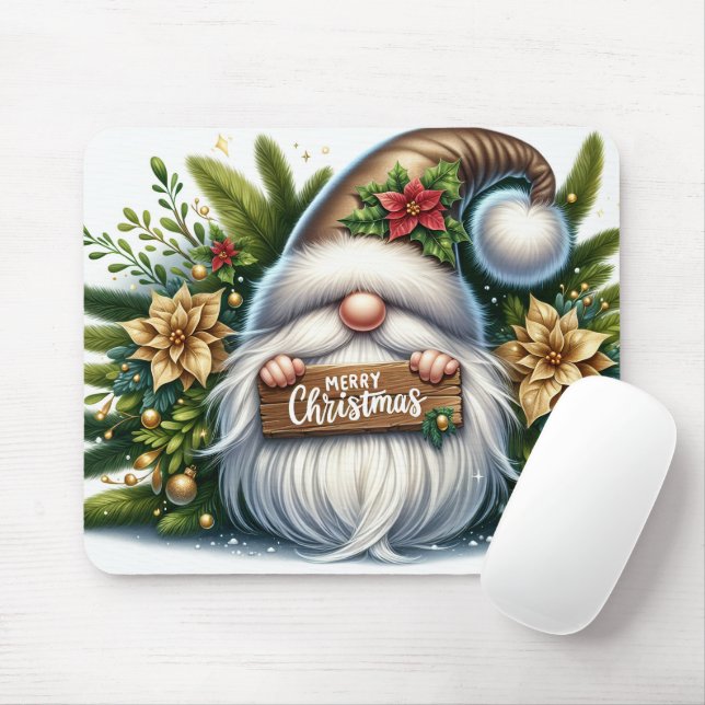 God jul Gnome Musmatta (Med mus)