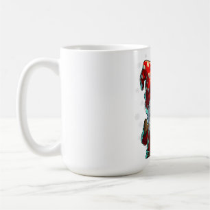 God jul Gnome Shirt Manar Women Buffalo Play Red Kaffemugg