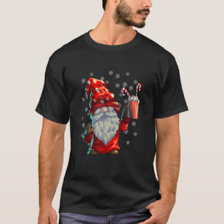 God jul Gnome Shirt Manar Women Buffalo Play Red T Shirt
