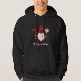 God jul Gnome White Hoodie
