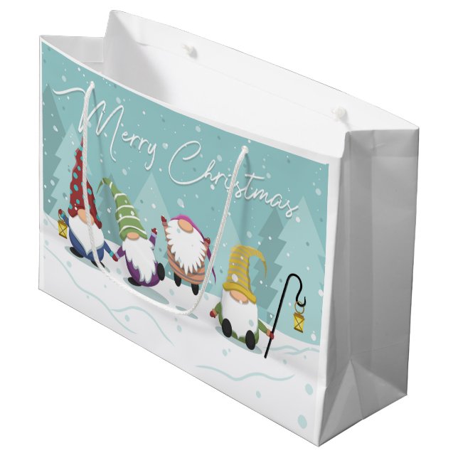 God jul Gnomes (Framsidan Vinklad)