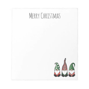 God jul Gnomes Anteckningsblock