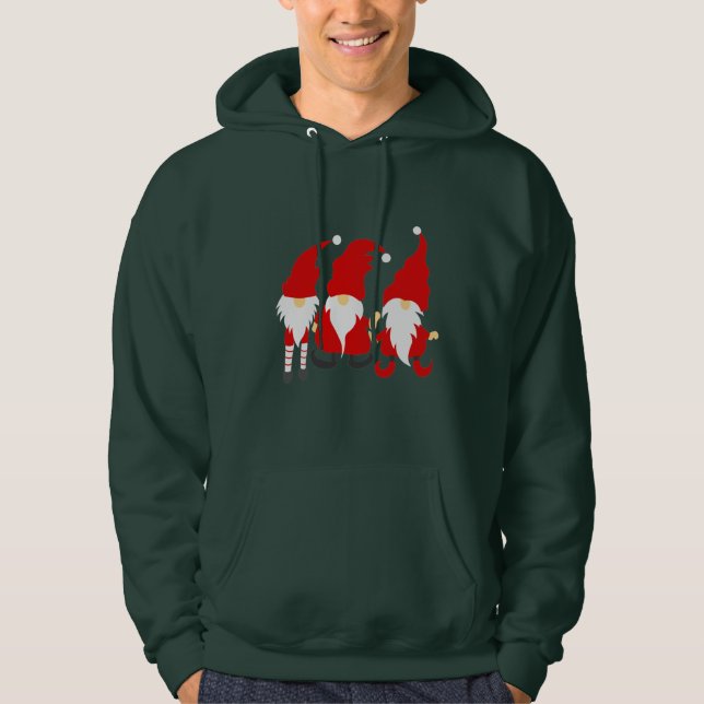 God jul, Gnomes Hoodie (Framsida)
