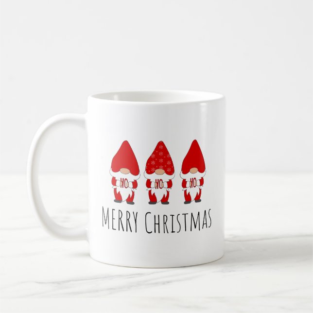 God jul Gnomes-kaffe Mugg (Vänster)
