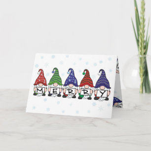 God jul Gnomes Kort
