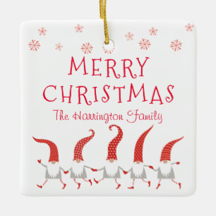 God jul Gnomes Namn Julgransprydnad Keramik
