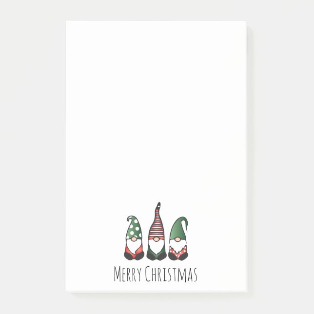 God jul Gnomes Post-it Block (Framsida)
