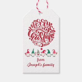 God jul gnomes presentetikett