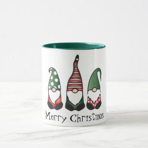 God jul Gnomes Red Grönt Mugg