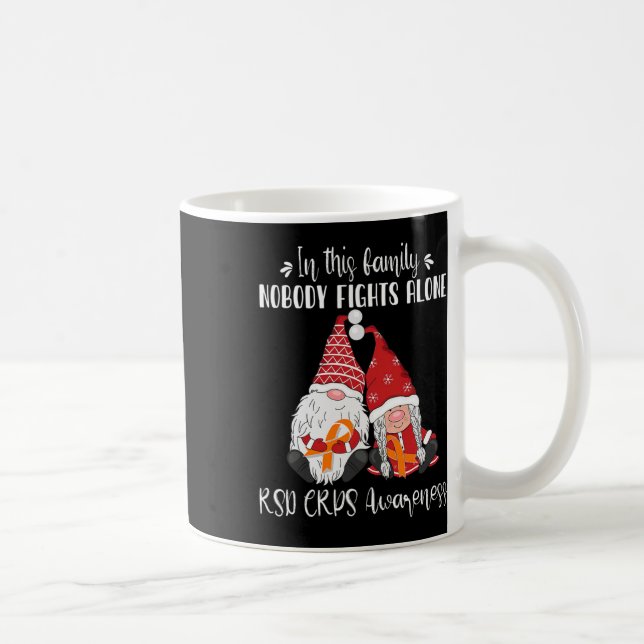 God Jul Gnomes RSD Crps Awareness Kaffemugg (Höger)