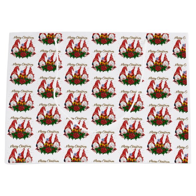 God jul Gnomes-Trendiget Helgdag (Framsidan)