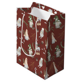 God jul Gnomes Woodland Medium Gift Bag