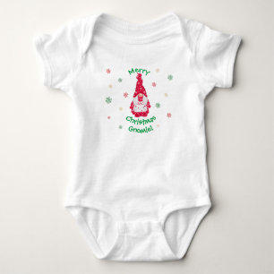 God jul Gnomie Girl Gnome T Shirt