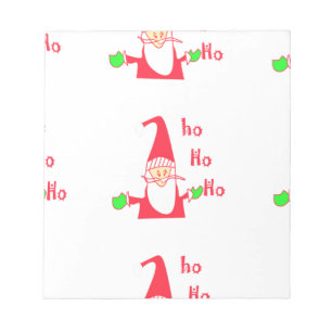 God jul God jul Funny Santa Hohoho Anteckningsblock