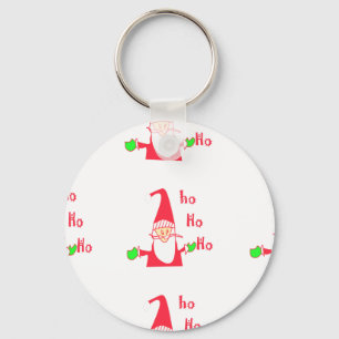 God jul God jul Funny Santa Hohoho Nyckelring